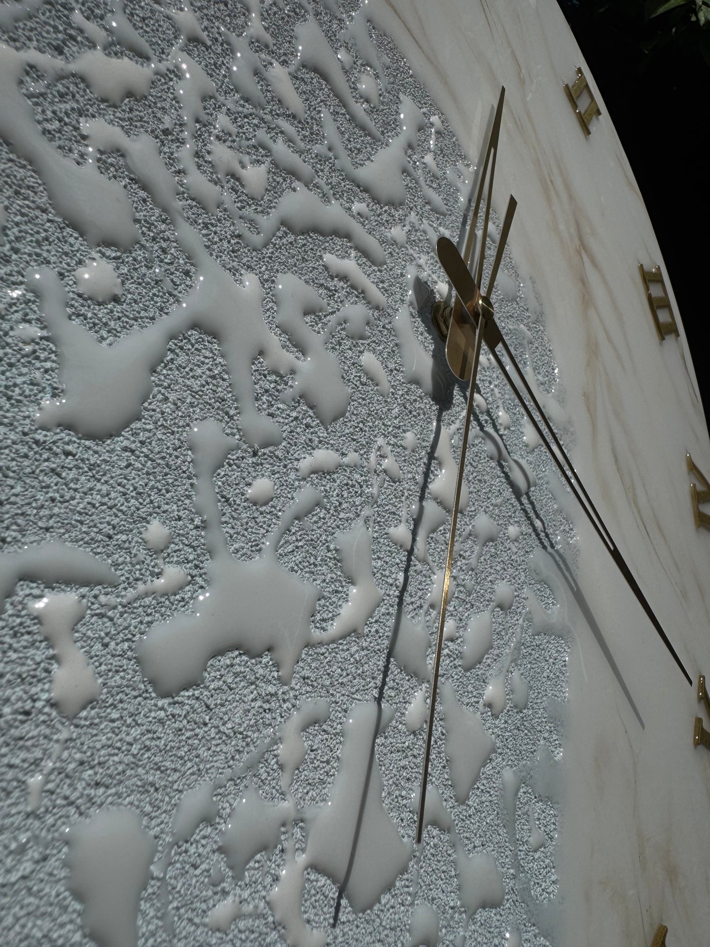 Handcrafted epoxy wall clock by MBpoxy