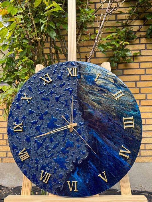 Handcrafted epoxy wall clock by mbpoxy